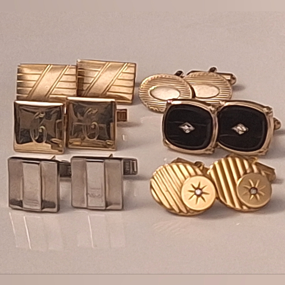 (6) VINTAGE Cuff Links